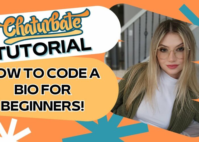 Chaturbate Tutorial: How to Design and Code Your Own Bio for Beginners!

 Video Tutorial Chaturbate