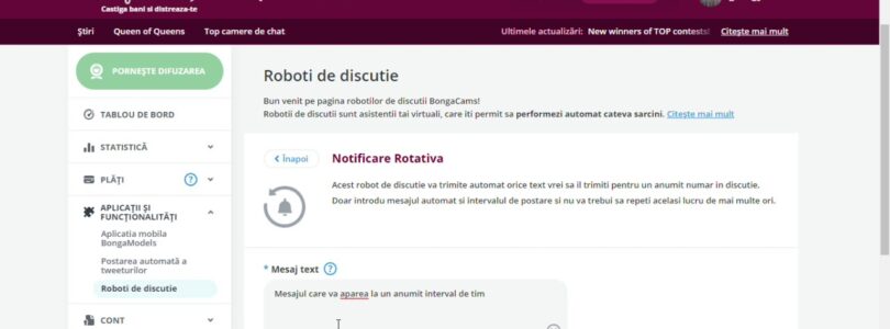 Configuring Rotary Notification ChatBots Bongamodels

 Video Tutorial Bongacams