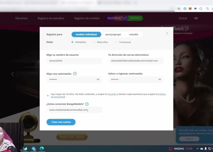 How to Create and Verify a Freelance Webcam Model Account on Bongacams 2023

 Video Tutorial Bongacams