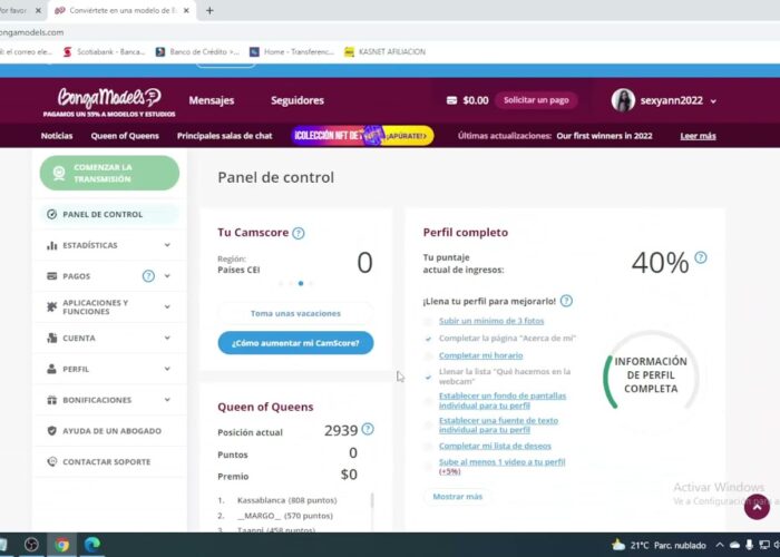 How to Create and Verify an Independent Webcam Model Account on Bongacams 2022

 Video Tutorial Bongacams