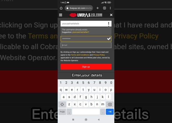 How to create a free Livejasmin account

 Video Tutorial LiveJasmin