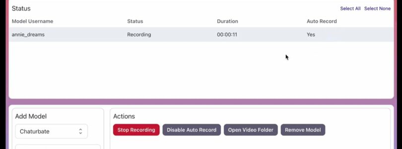 How to record videos from Chaturbate, Stripchat, Stripchat VR and other cam sites

 Video Tutorial Stripchat