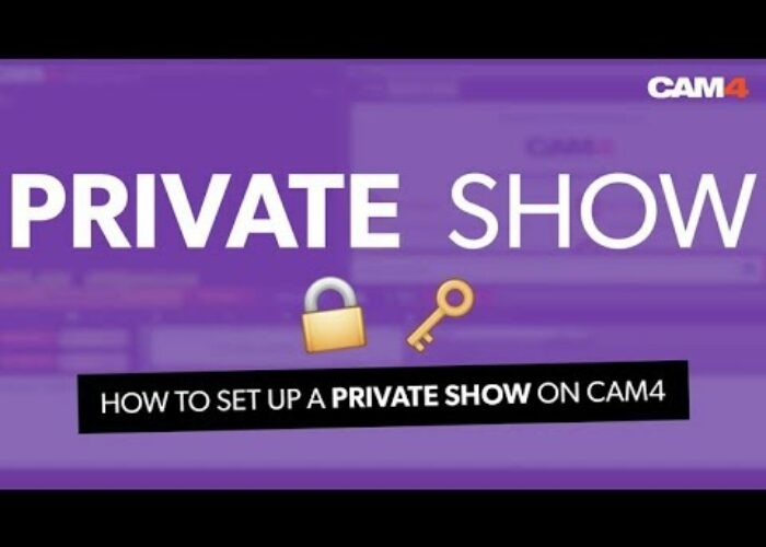 How to set up a private show on CAM4

 Video Tutorial Cam4