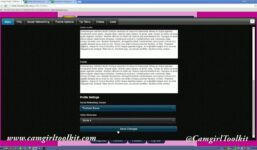 Profile Builder Sneak Peak

 Video Tutorial MyFreeCams