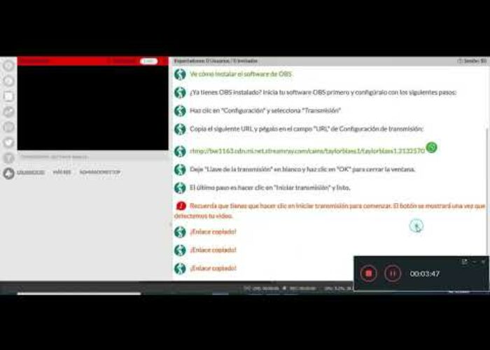 Tutorial obs

 Video Tutorial Streamray