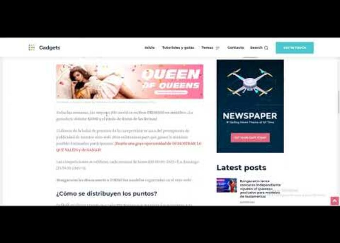 Exclusive competition on Bongacams for models from South America, Queen of Queens

 Video Tutorial Bongacams
