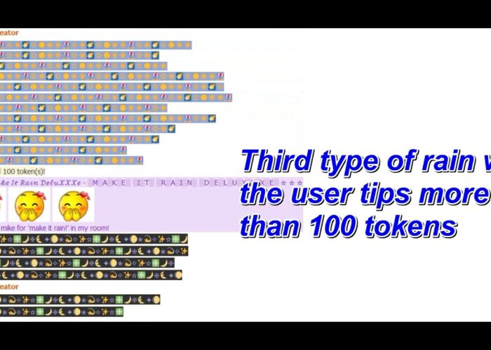Make It Rain DeluXXXe Bot - One of the best chaturbate bots - Type: "Make It Rain"


