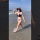Bikini girl walking | Sexy girl on the beach #shorts #ytshorts #addforadd #addme #asmr

