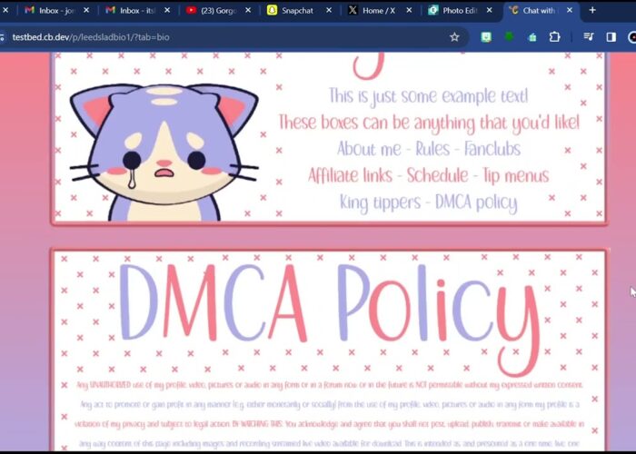 Chaturbate Cute Kitties Theme Bio

