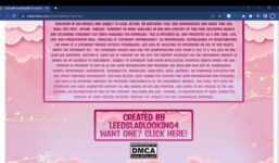 Chaturbate Pink Marble Cloud Themed Bio

