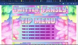 Chaturbate Rainbow Trees Themed Bio

