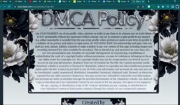Chaturbate blue flower themed bio

