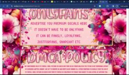Chaturbate colorful flower themed bio

