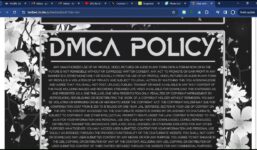 Chaturbate monochrome flower themed bio

